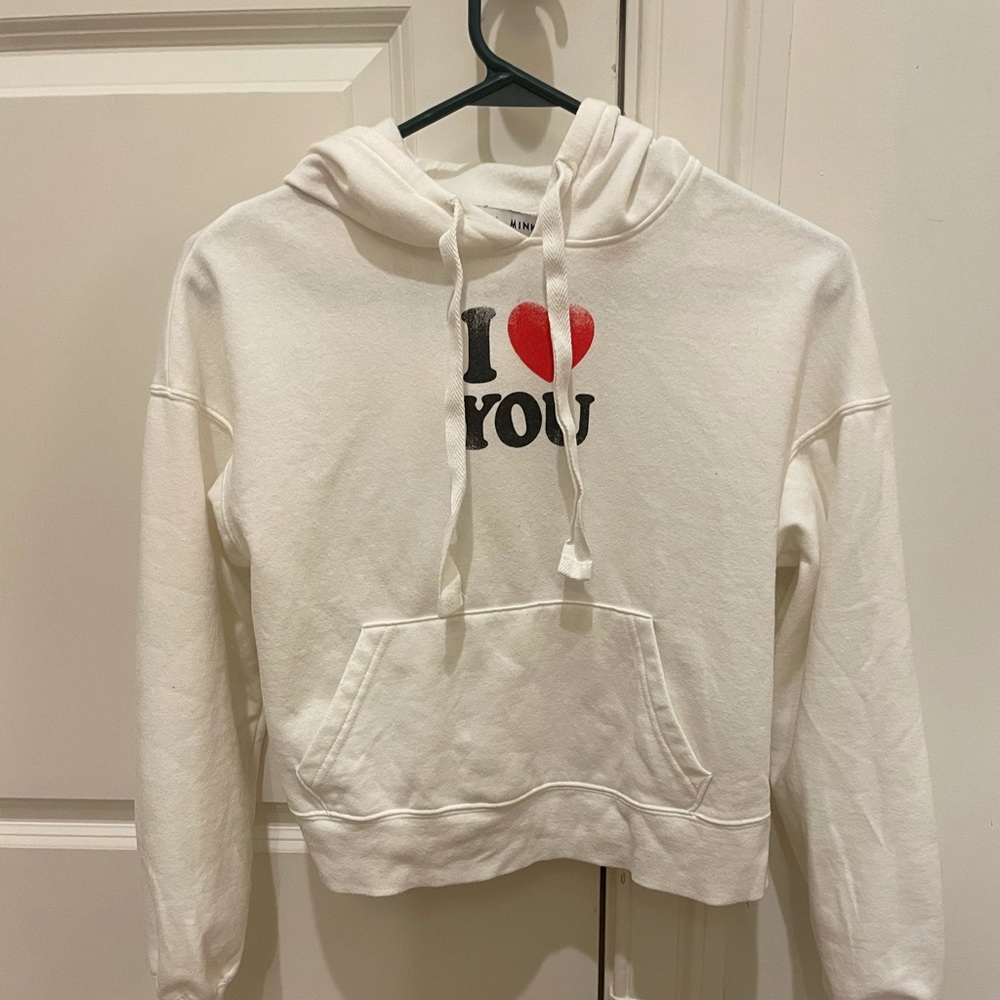 Rebecca minkoff cropped hoodie